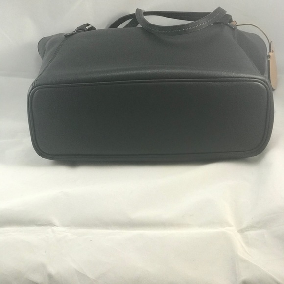 Coach Black Peyton Leather zip Top Tote - Picture 5 of 9